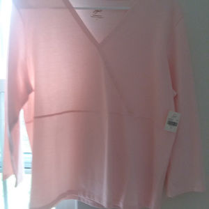 NWT J. Jill Corssover Tee (Large)